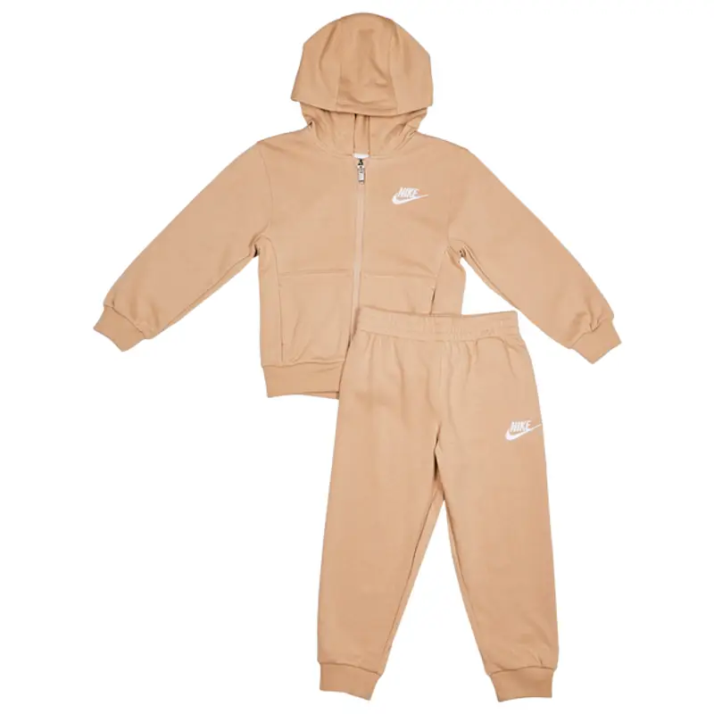 Nike Club Lbr Fz unisex Tute da ginnastica - Marrone - French Terry di cotone - Foot Locker Brown