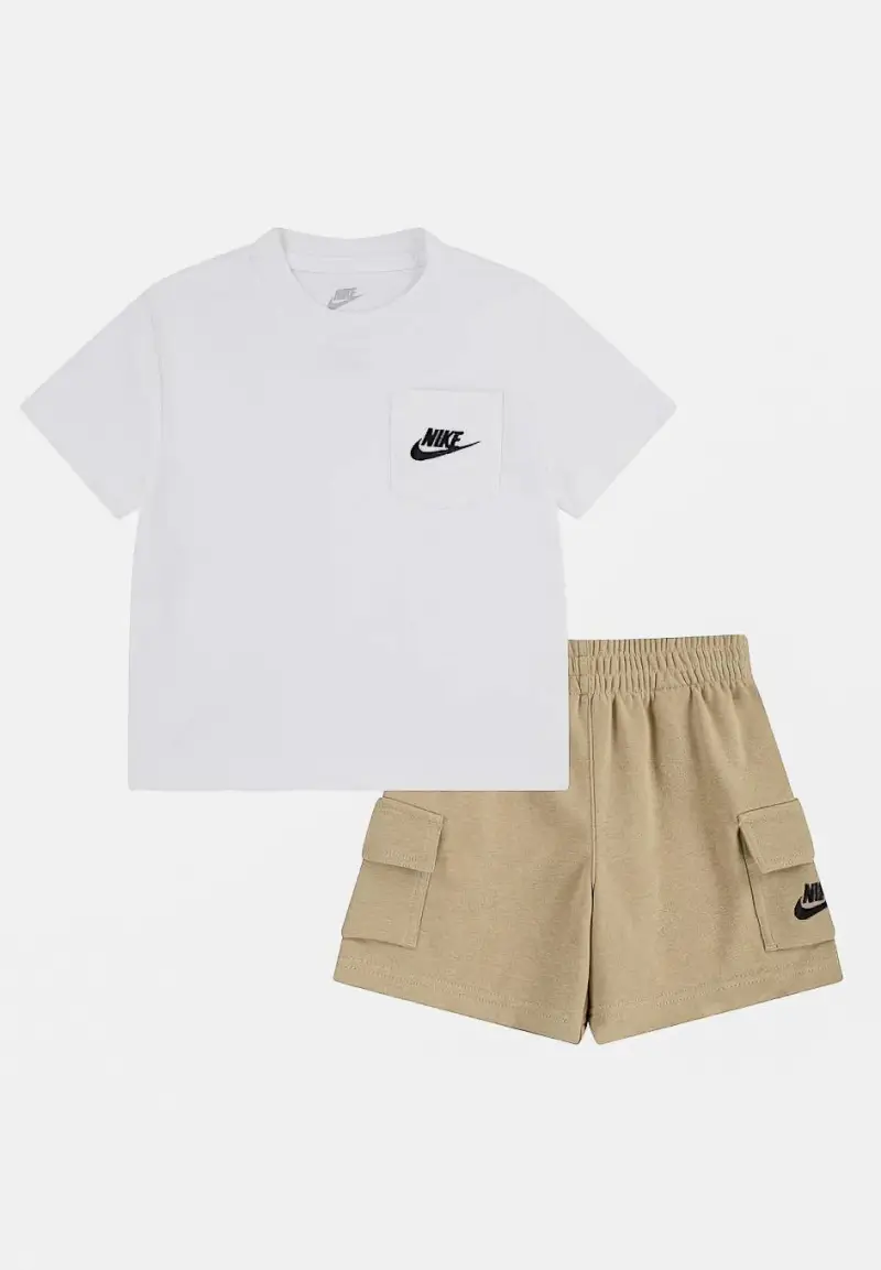 Nike Completino Sportswear Pocket bianco e beige da bambino