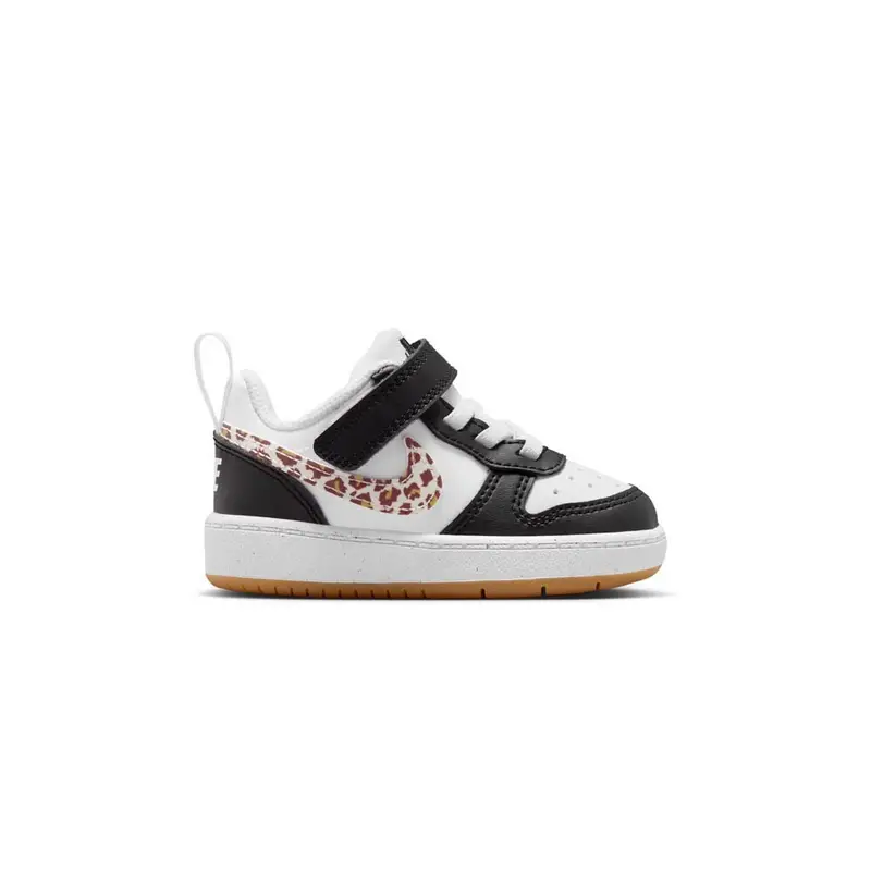 Nike Court Borough Low Ch Td Nero Bianco - Sneakers Bambino EUR 23 5 / US 7C