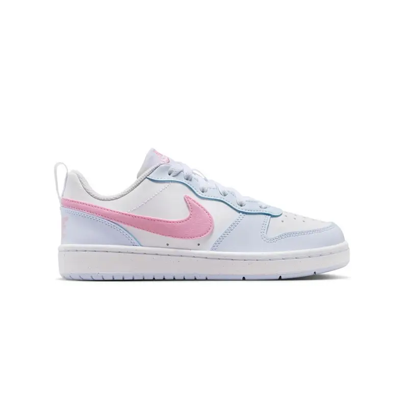 Nike Court Borough Low Essential+ Gs Bianco Pi - Sneakers Bambino EUR 39 / US 6 5Y