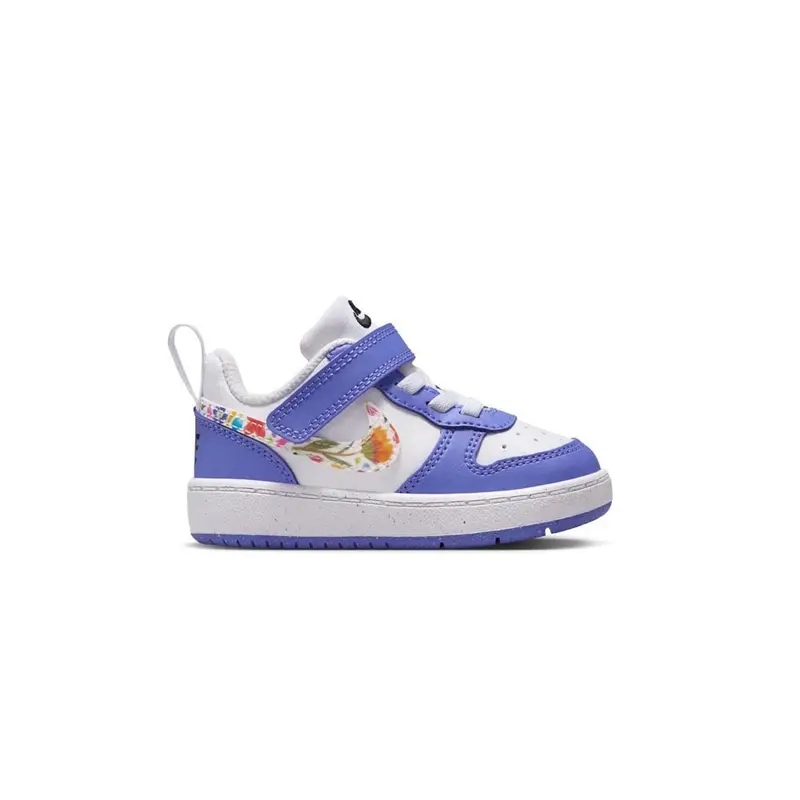Nike Court Borough Low Fl Td Bianco Sapp - Sneakers Bambino EUR 27 / US 10C