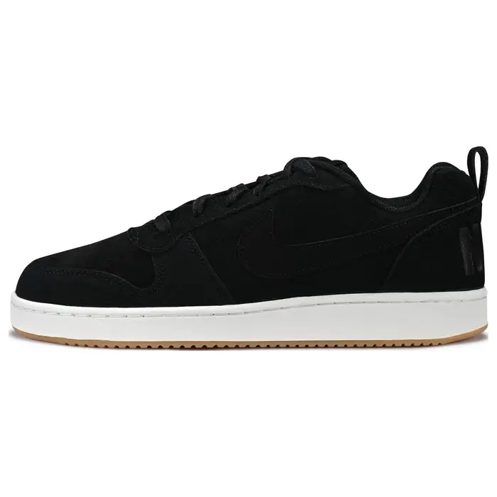 Court Borough Low Pelle Premium Antiscivolo Durevoli Scarpe da Ginnastica Basse Uomo Scarpe da Ginnastica Nere 844881-004 39