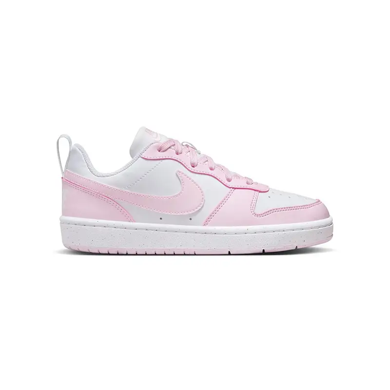 Nike Court Borough Low Recraft Gs Bianco Rosa - Scarpe Ginnastica Bambina EUR 36 / US 4Y