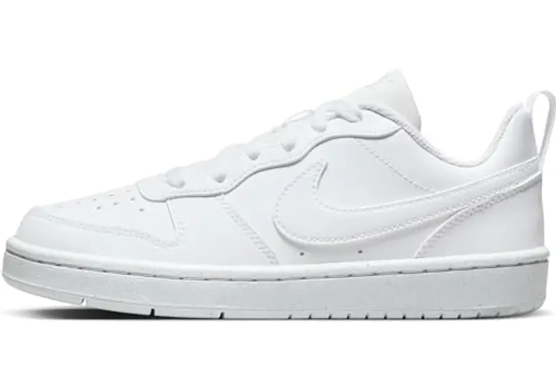 Nike Court Borough Low Recraft GS, Scarpe con Lacci, White/White/White, 38 EU