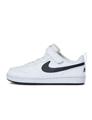 Nike Court Borough Low RECRAFT (PS), Sneaker, White Black, 31 EU