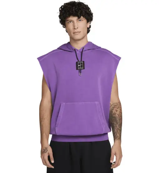 Court Slam M - felpa con cappuccio - uomo Purple