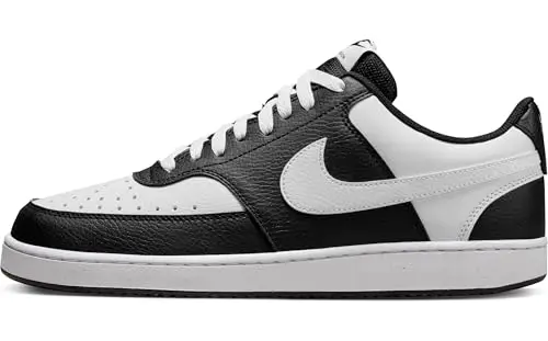 Nike Court Vision Lo, Sneaker Uomo, Black/White, 42 EU