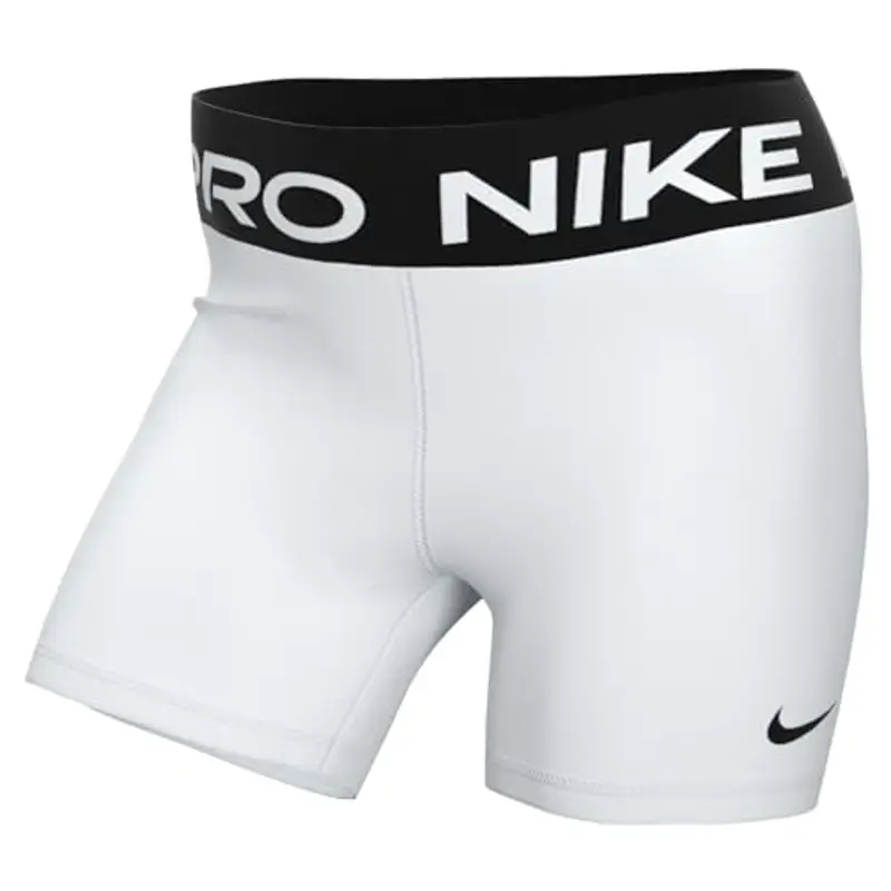 Nike CZ9857-100 PRO Pantaloni Sportivi Donna White/Black/Black