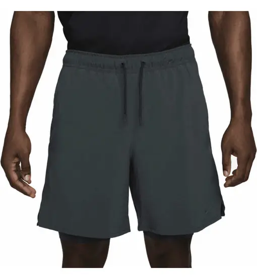 Nike Dri-FIT Unlimited 7" 2in1 - pantaloni fitness - uom Dark Green
