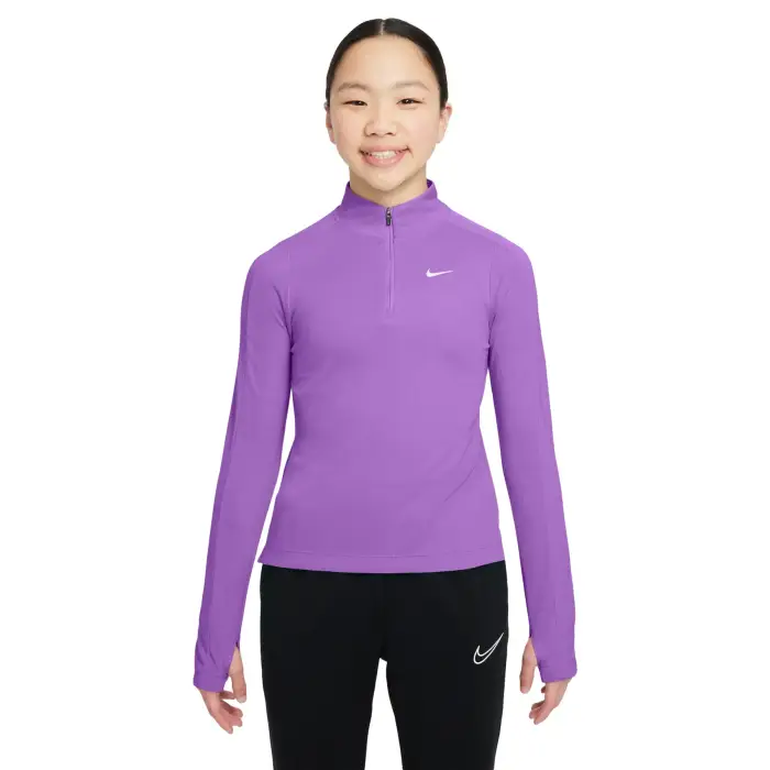 Nike Drill top allenamento per bambina Dri-FIT Violet