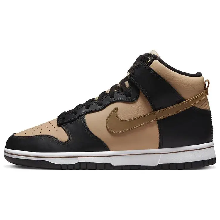 Nike Dunk High LXX Nero Lino Sneakers da Donna Marrone Vachetta-Tan Bianco DX0346-001
