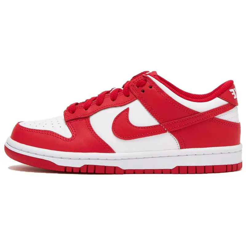 Nike Dunk Low GS St Sneakers da Bambino Johns Rosso Bianco Rosso Università FB9109-119 36 5