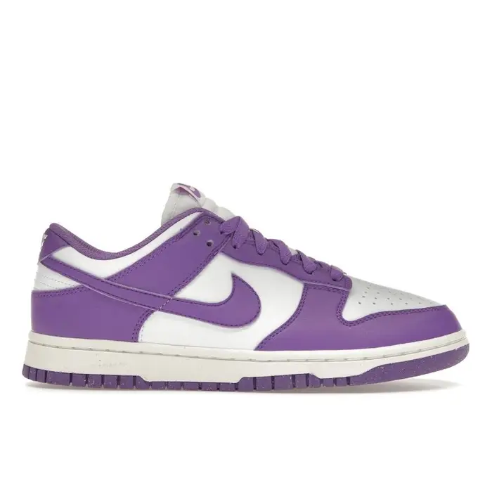 Dunk Low Next Nature Lampone Nero Scarpe da Ginnastica da Donna Viola Bianco Summit Vela DD1873-108 42