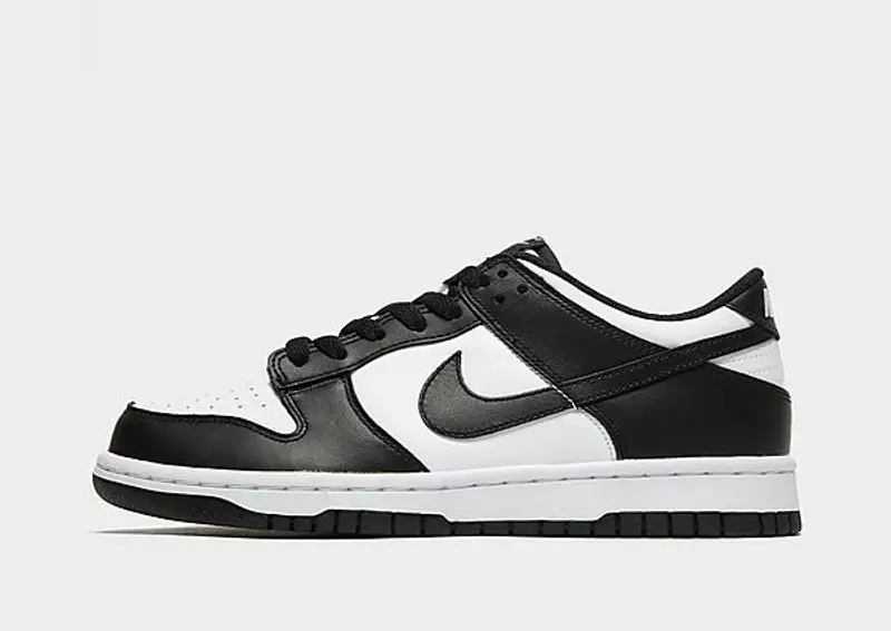 Nike Dunk Low "Panda" Junior, Bianco