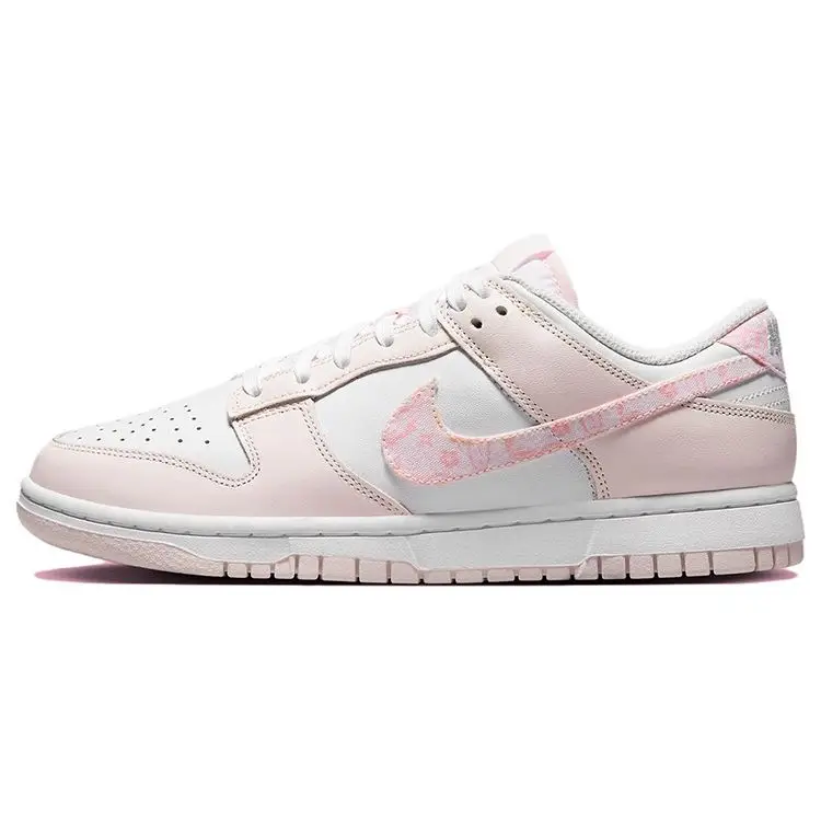 Nike Dunk Low Pink Paisley Sneakers da Donna Bianco Medio-Rosa Perla-Rosa FD1449-100