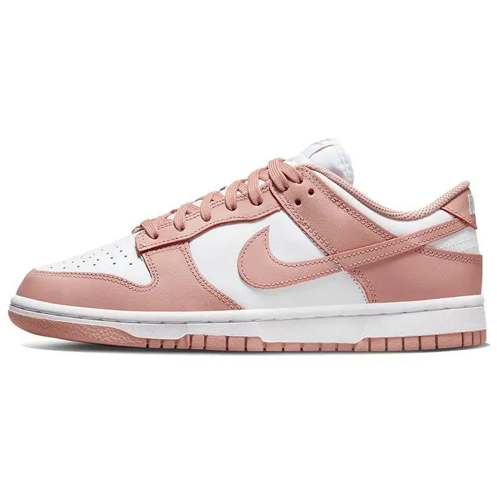 Dunk Low Rose Whisper Sneakers da Donna Rosa Bianco DD1503-118 36