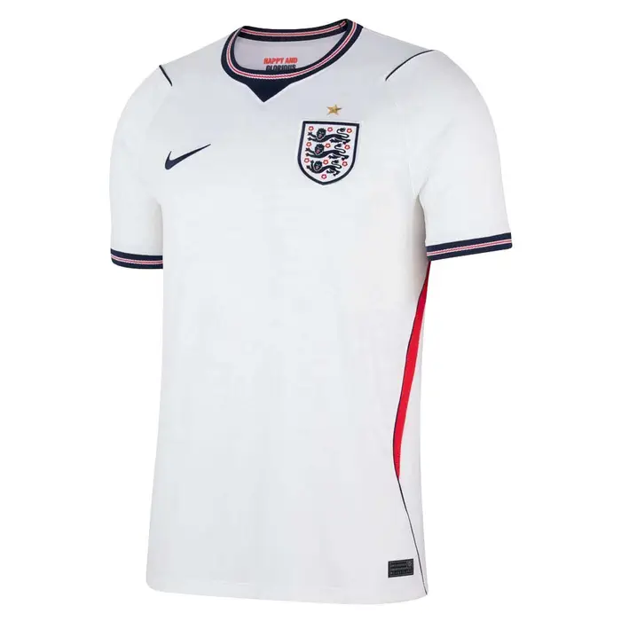 England 2026 Stadium Home Maglia Maniche Corte Bianco Rosso Uomo