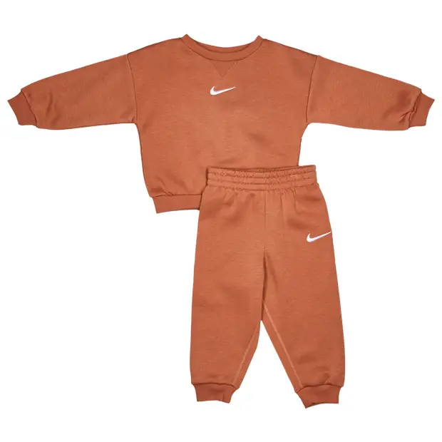 Nike Essential Crew Neonato - Tute da ginnastica Giallo - - Pile di cotone Yellow