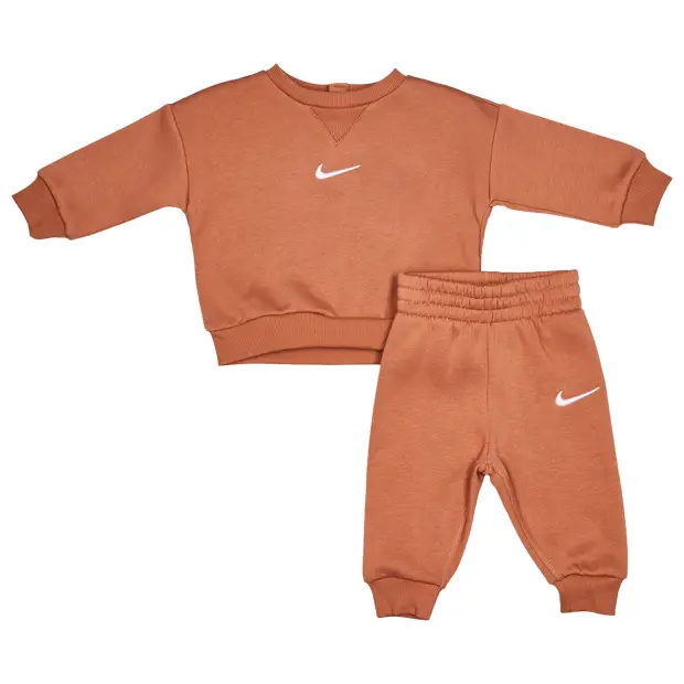 Nike Essential Crew Neonato - Tute da ginnastica Giallo - - Pile di cotone Yellow