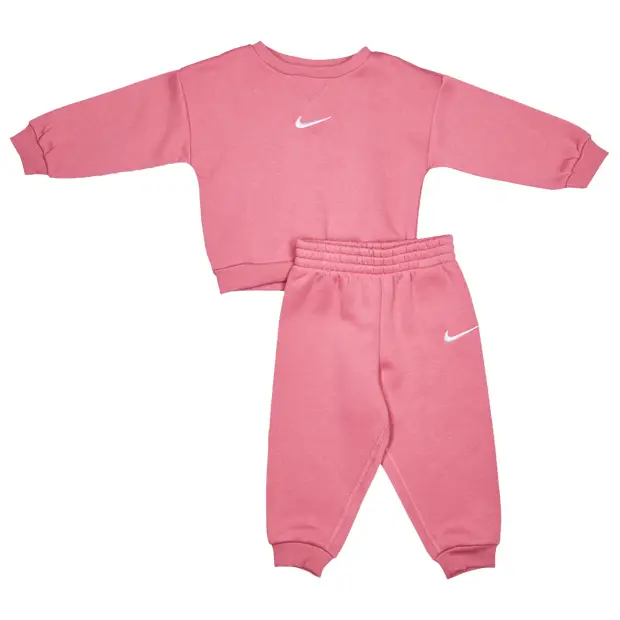 Nike Essential Crew Neonato - Tute da ginnastica Rosa - - Pile di cotone Pink