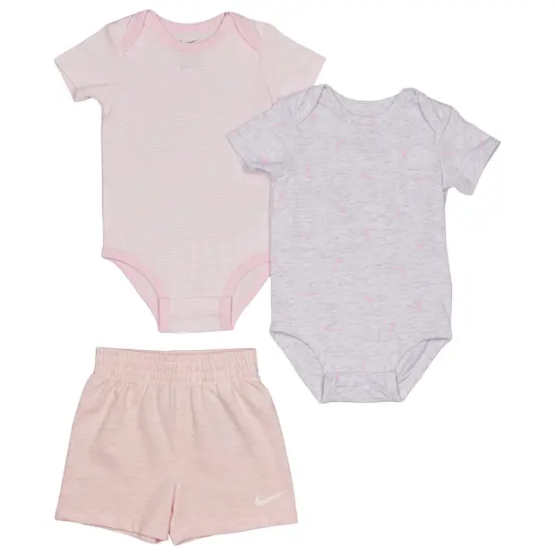 Essentials Stripe Swooshfetti Neonato - Tute da ginnastica Bianco - - 74 CM - Jersey di cotone White