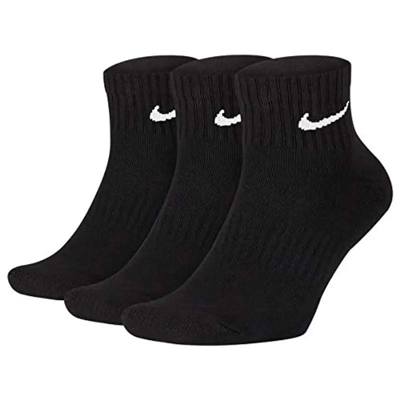 Nike Calzini Everyday Cushioned, Nero, Uomo