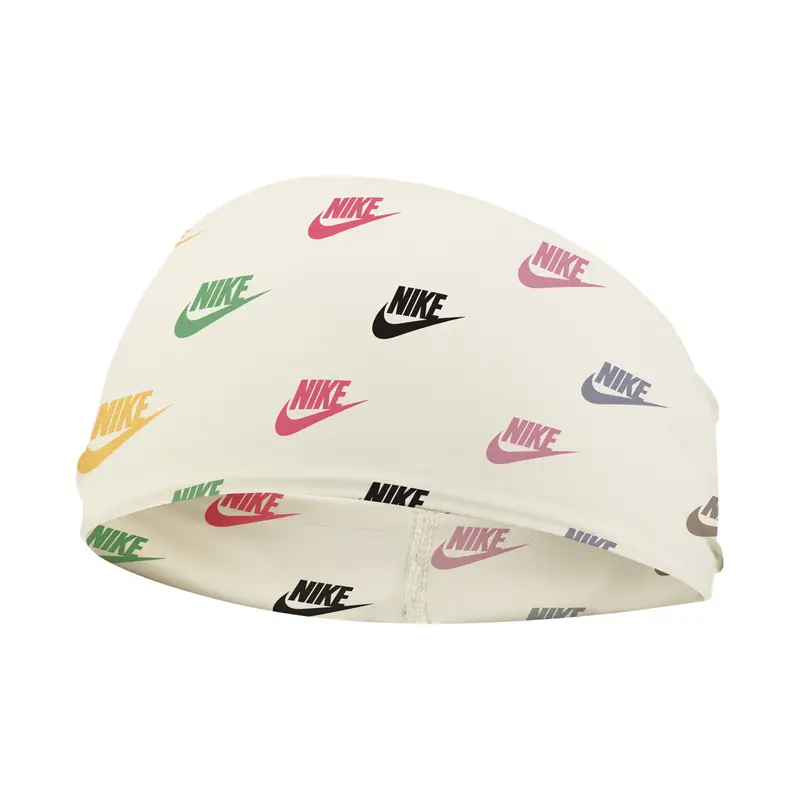 Nike Fascia per capelli con stampa da donna GRAPHIC Beige