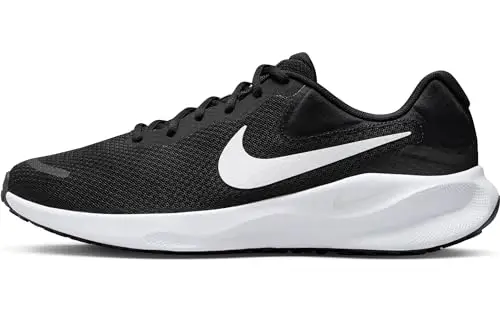 Nike Fb2207 Revolution 7 Uomo, Black, White