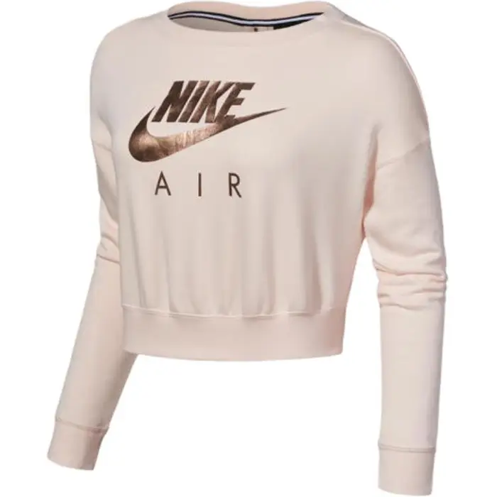 Felpa Casual Lunga Manica Lunga Nike Air Rally Lettere Girocollo Zip Posteriore Donna Felpa Rosso Melograno AV6228-838 XL