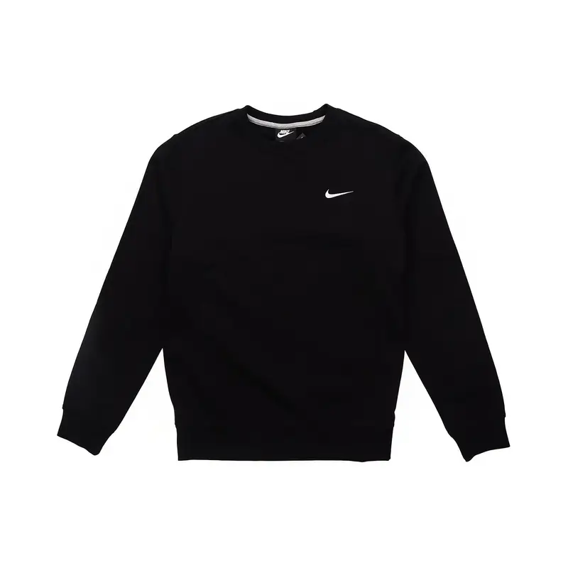 Nike Felpa con cappuccio calda foderata in pile da uomo Tops Nero 916609-010