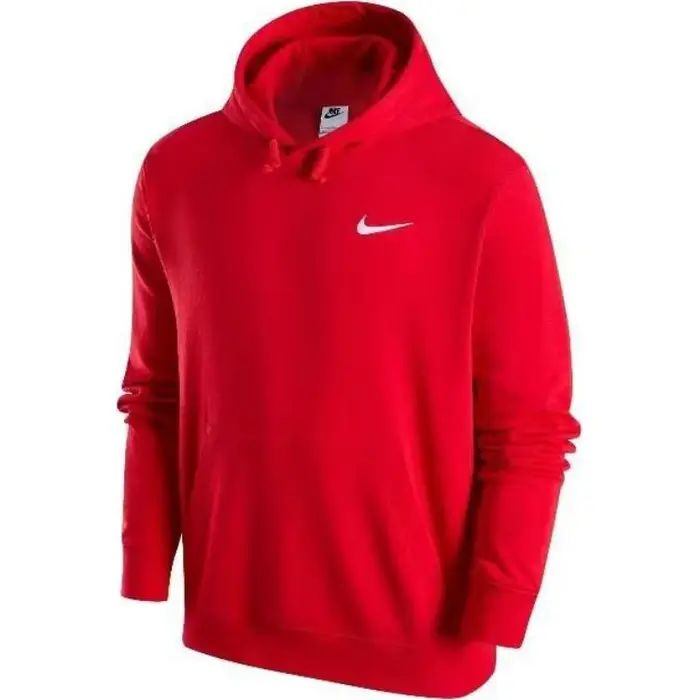 Felpa con cappuccio calda Nike Logo in pile da uomo Felpe Rossa 623453-657 3XL