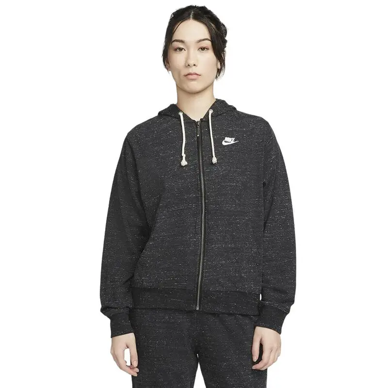 Felpa con Cappuccio Donna Nike Sportswear Grigio scuro | Nike Multi