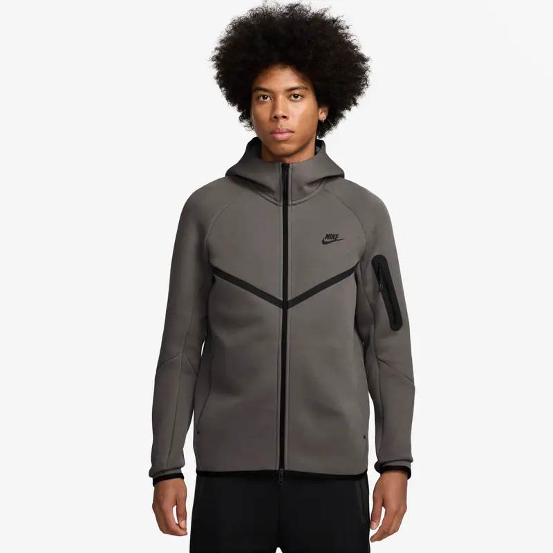 Nike Felpa con cappuccio Tech Windrunner Gris