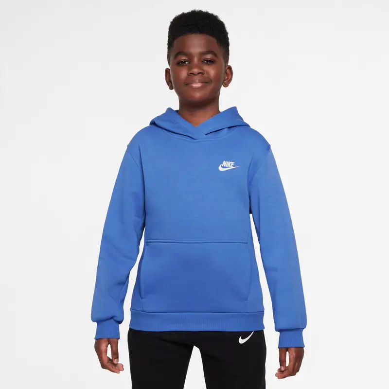 Nike Felpa con cappuccio per bambini Club Fleece Bleu
