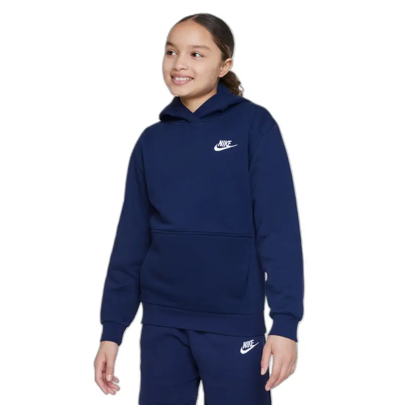Nike Felpa con cappuccio per bambini Club Fleece LBR Bleu