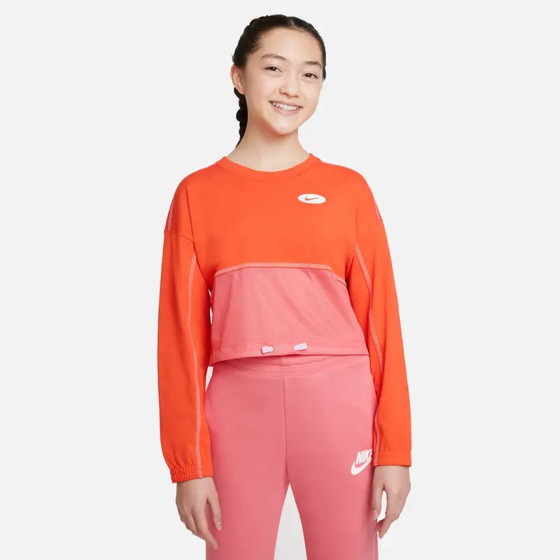 Nike Felpa da ragazza Orange