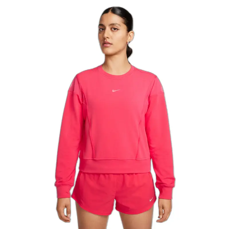 Nike Felpa donna girocollo One Dri-FIT Nvlty Bleu