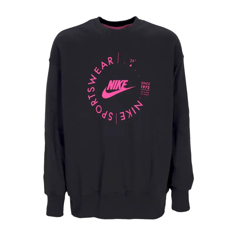 Nike Felpa Girocollo Donna Sportswear Fleece Oversized Utility Crewneck Anthracite