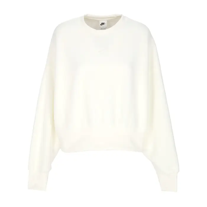 Felpa Girocollo Donna W Sportswear Plush Mod Crop Crewneck Sail/sail