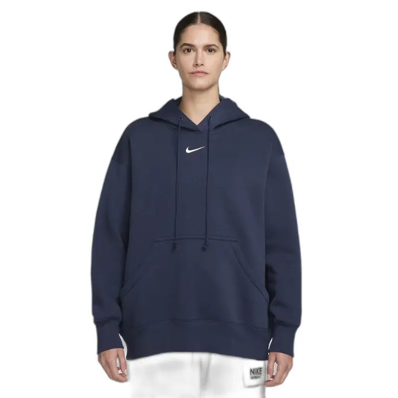 Nike Felpa oversize con cappuccio da donna Phoenix Bleu