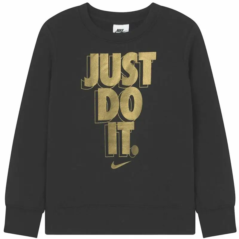 Felpa senza Cappuccio Bambino Nike Gifting | Nike Nero