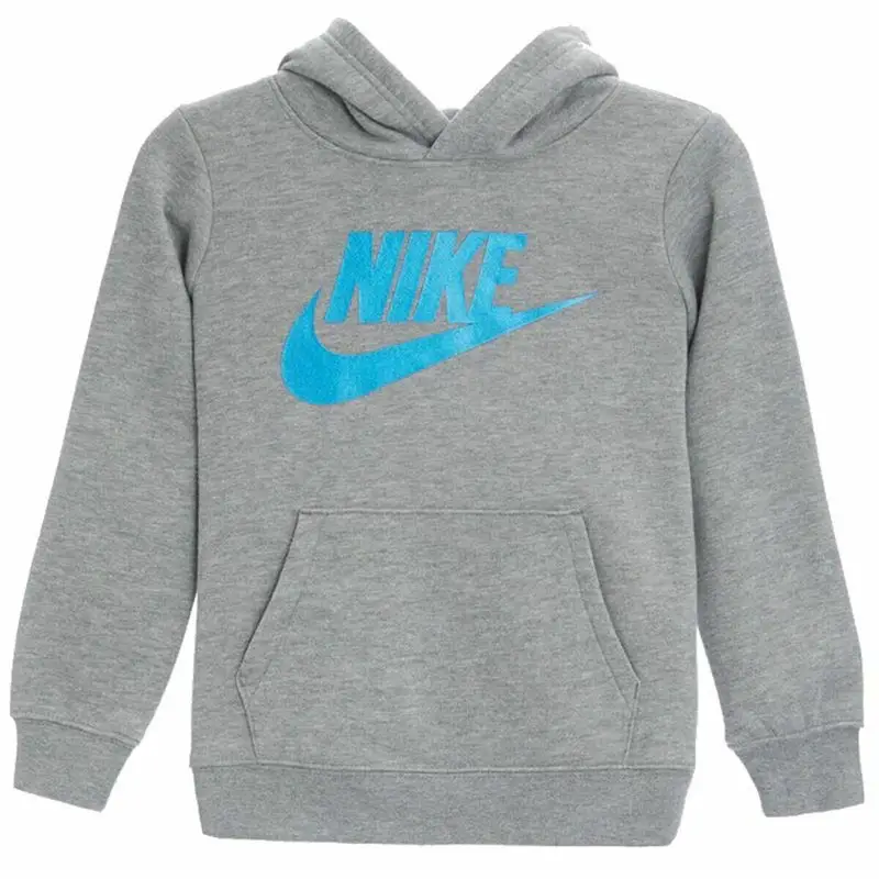 Felpa senza Cappuccio Bambino Nike Metallic HBR Gifting | Nike Grigio