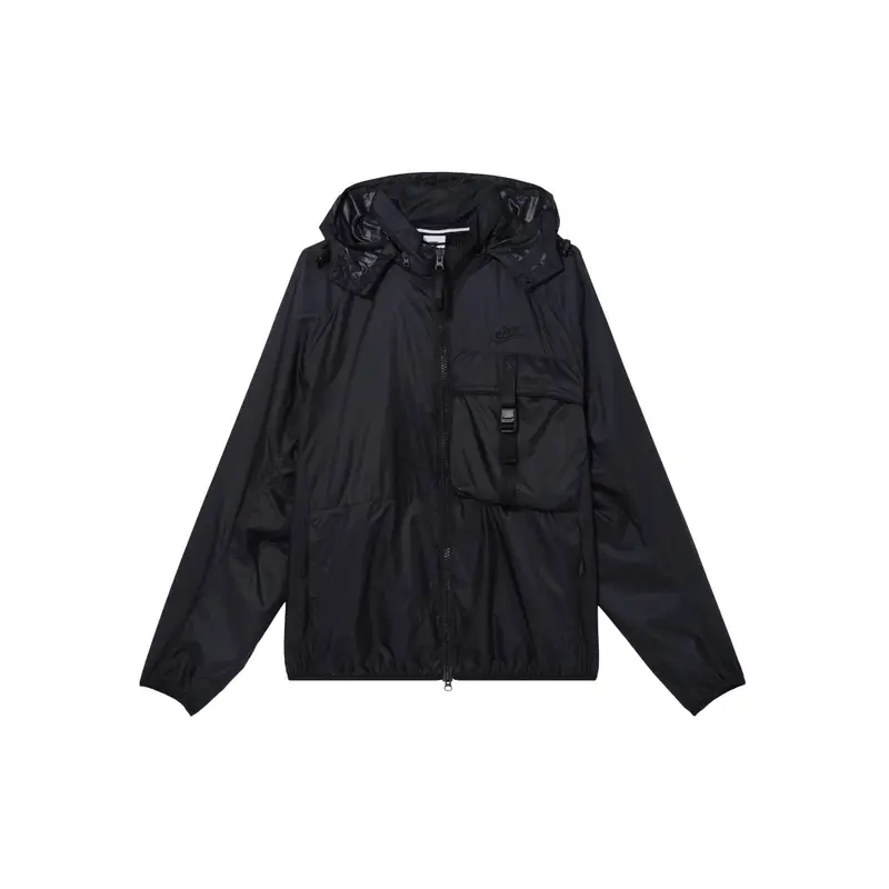 Nike Giacca a maniche lunghe Sportswear Tech Woven con logo a tinta unita Uomo giacche Nero FB7904-010