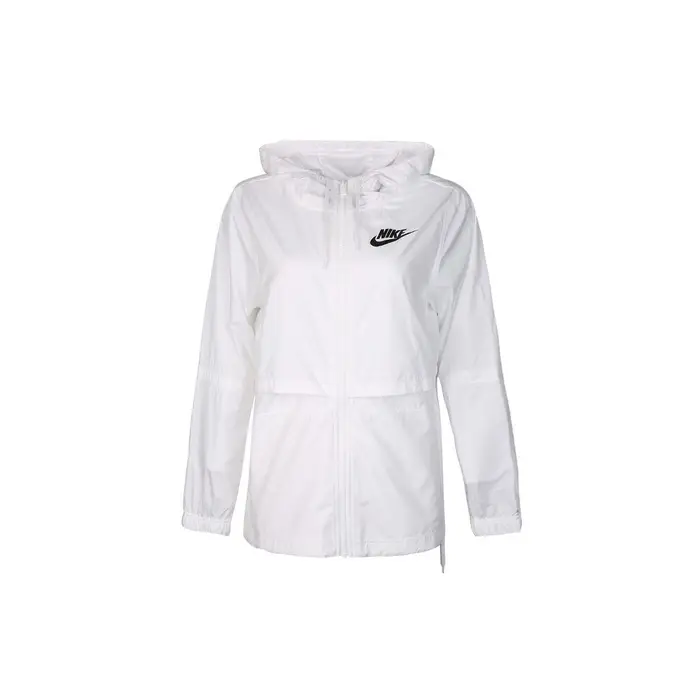 Giacca a vento sportiva da corsa Nike da donna Capospalla Bianco AJ2983-101 S