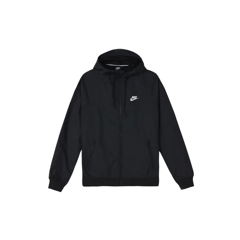 Giacca Antivento Tessuta con Cappuccio Windrunner Uomo Giacche Nero 727325-010 L