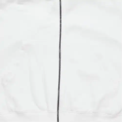 Nike Giacca con Cappuccio in Pile con Zip Frontale da Donna Giubbotti Bianco DD5635-100 miniatura 3