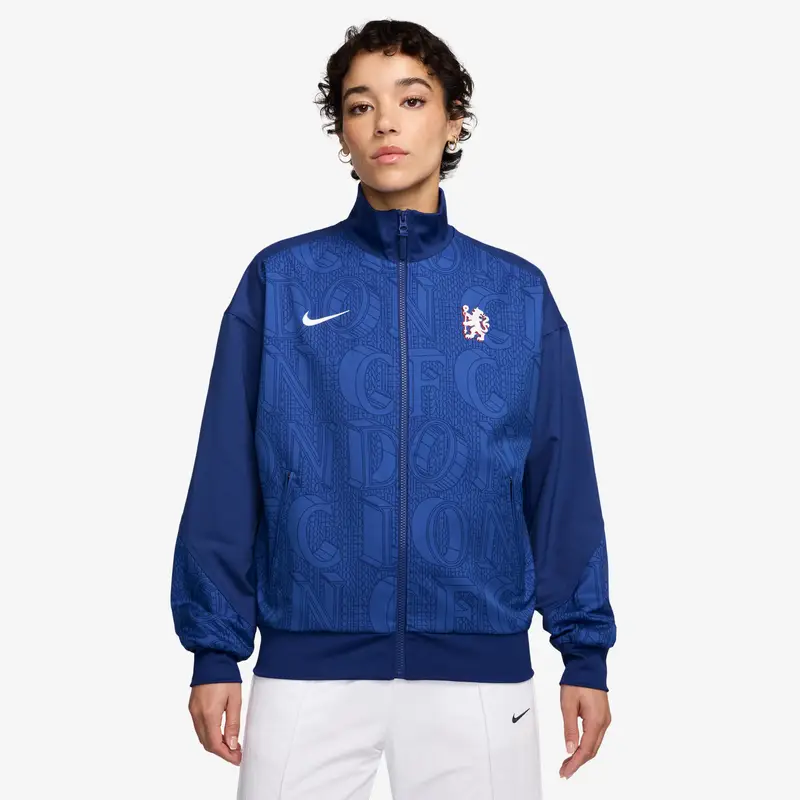 Nike Giacca da tuta donna Chelsea Strike 2025/26 Bleu
