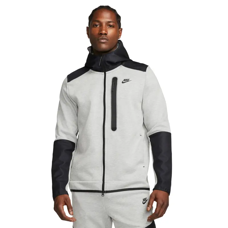 Nike Giacca della tuta con zip integrale Overlay Gris