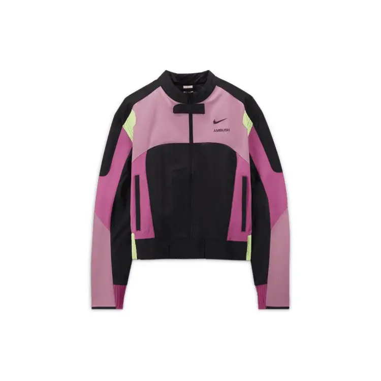 Nike Giacca Moto x Ambush (Dimensionamento dell Asia) Fucsia Attivo/Flamingo Magico/Nero Abbigliamento Streetwear da Donna CW8000-693