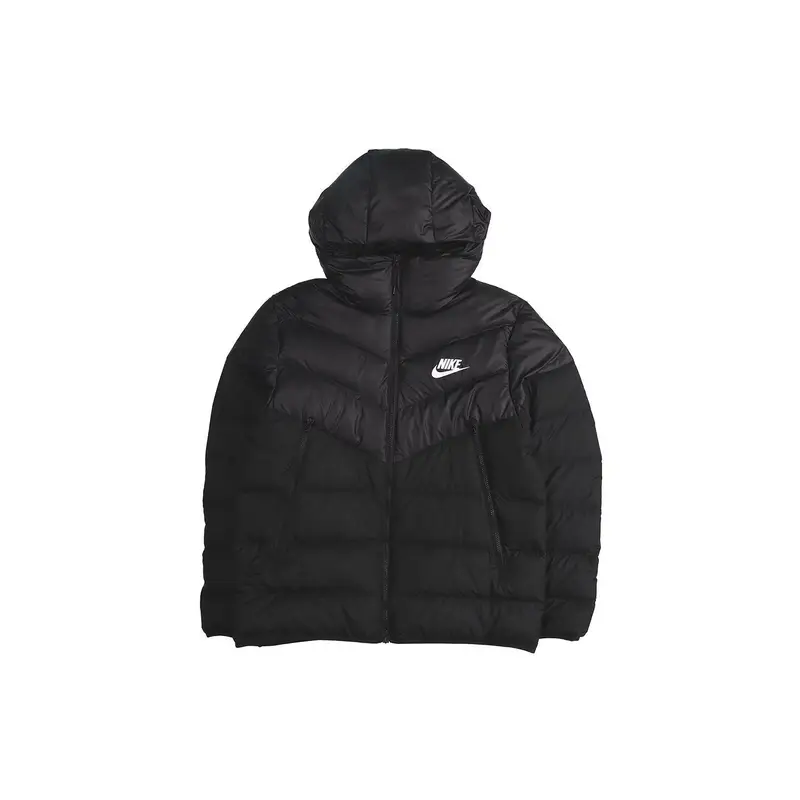 Nike Giacca Piumino con Cappuccio Nsw Windrunner da Uomo Capispalla Nero 928834-010